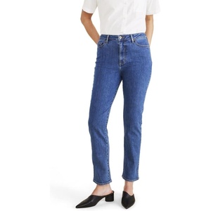 image:imageDockers Womens Dockers Womens Slim Fit High Rise Jean Cut PantsMedium Indigo Stonewash