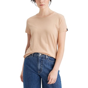 image:imageDockers Womens Slim Fit Cotton Slub Jersey Favorite Crew TShirtApple Blossom
