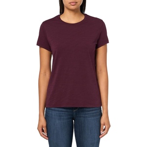 image:imageDockers Womens Slim Fit Cotton Slub Jersey Favorite Crew TShirtWinetasting