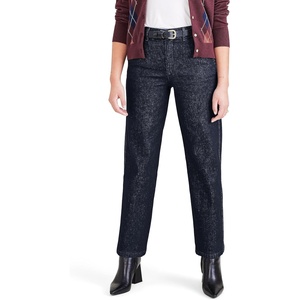image:imageDockers Womens Straight Fit High Rise Weekend Chino PantsDark Indigo Rinse Stretch
