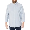 image:imageDockers Mens Classic Fit Long Sleeve Signature Comfort Flex Shirt Standard and Big amp TallDelft Blue Stripe
