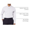 image:imageDockers Mens Classic Fit Long Sleeve Signature Comfort Flex Shirt Standard and Big amp TallFoil Grey
