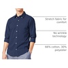 image:imageDockers Mens Classic Fit Long Sleeve Signature Comfort Flex Shirt Standard and Big amp TallMedieval Blue