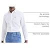 image:imageDockers Mens Classic Fit Long Sleeve Signature Comfort Flex Shirt Standard and Big amp TallNavy Blazer Grey Print