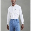 image:imageDockers Mens Classic Fit Long Sleeve Signature Comfort Flex Shirt Standard and Big amp TallNavy Blazer Grey Print