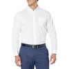 image:imageDockers Mens Classic Fit Long Sleeve Signature Comfort Flex Shirt Standard and Big amp TallPaper White