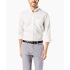image:imageDockers Mens Classic Fit Long Sleeve Signature Comfort Flex Shirt Standard and Big amp TallPaper White