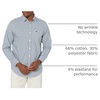 image:imageDockers Mens Classic Fit Long Sleeve Signature Comfort Flex Shirt Standard and Big amp TallPembroke Plaid
