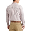 image:imageDockers Mens Classic Fit Long Sleeve Signature Comfort Flex Shirt Standard and Big amp TallPink Chuparosa Fawn Plaid