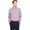image:imageDockers Mens Classic Fit Long Sleeve Signature Comfort Flex Shirt Standard and Big amp TallRio Red Plaid