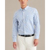 image:imageDockers Mens Classic Fit Long Sleeve Signature Comfort Flex Shirt Standard and Big amp TallYucca Lucent White Plaid