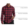 image:imageDockers Mens Regular Fit Long Sleeve Casual Shirt Regular and Big amp TallFreestone Buffalo Check