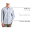 image:imageDockers Mens Regular Fit Long Sleeve Casual Shirt Regular and Big amp TallGrove Floral Bel Air Blue