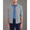 image:imageDockers Mens Regular Fit Long Sleeve Casual Shirt Regular and Big amp TallMountain Creek Blue Plaid
