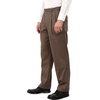 image:imageDockers Mens Relaxed Fit Comfort Khaki Pants  PleatedDark Pebble Non Stretch