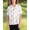 image:imageDockers Mens Short Sleeve Camp Collar Shirt Regular and Big amp TallLucent White  Station Slub