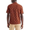 image:imageDockers Mens Short Sleeve Camp Collar Shirt Regular and Big amp TallOrange  Mirage Picante Slub