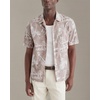 image:imageDockers Mens Short Sleeve Camp Collar Shirt Regular and Big amp TallPink  Fawn Print