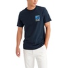 image:imageDockers Mens Slim Fit Short Sleeve Graphic Tee Shirt  Legacy Standard and Big amp TallBird and Whale Navy Blazer