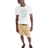 image:imageDockers Mens Slim Fit Short Sleeve Graphic Tee Shirt  Legacy Standard and Big amp TallCity By the Bay Lucent White