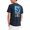 image:imageDockers Mens Slim Fit Short Sleeve Graphic Tee ShirtBird and Whale Navy Blazer