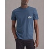 image:imageDockers Mens Slim Fit Short Sleeve Graphic Tee ShirtBridge Pocket Vintage Indigo