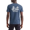 image:imageDockers Mens Slim Fit Short Sleeve Graphic Tee ShirtBridge Pocket Vintage Indigo