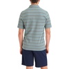 image:imageDockers Mens Slim Fit Short Sleeve PoloBaldwin Tourmaline Stripe