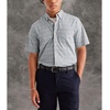 image:imageDockers Mens Supreme Flex Long Sleeve Button Up ShirtGrey Plaid