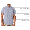 image:imageDockers Mens Supreme Flex Long Sleeve Button Up ShirtMedieval Blue Plaid