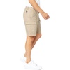 image:imageDockers Mens Tech Cargo Straight Fit Smart 360 Tech Shorts Regular and Big amp TallTaupe Sand Stretch