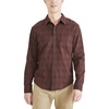 Bitter Chocolate Burgundy Plaid