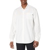 image:imageDockers Mens Regular Fit Long Sleeve Casual Shirt Regular and Big amp TallLucent White  Solid Oxford