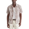 image:imageDockers Mens Short Sleeve Camp Collar Shirt Regular and Big amp TallPink  Fawn Print