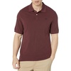 image:imageDockers Mens Slim Fit Short Sleeve PoloDecadent Chocolate Brown