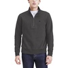 image:imageDockers mens Regular Fit Long Sleeve 14 Zip Fleece SweatshirtCharcoal Grey Heather