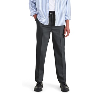 image:imageDOCKERS Mens Relaxed Fit Signature Iron Free Khaki PantsCharcoal Heather Stretch