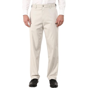image:imageDockers Mens Comfort Khaki Stretch Relaxedfit FlatFront PantPorcelain Khaki