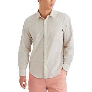 image:imageDockers Mens Regular Fit Long Sleeve Casual Shirt Regular and Big amp TallEphemeral Grit Plaid