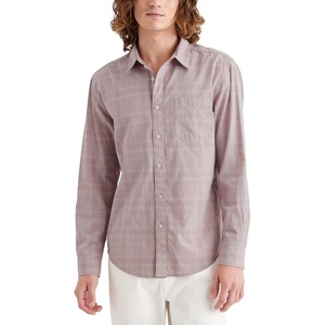 image:imageDockers Mens Regular Fit Long Sleeve Casual Shirt Regular and Big amp TallEphemeral Slub Fawn Plaid