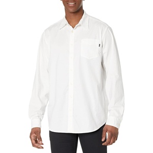 image:imageDockers Mens Regular Fit Long Sleeve Casual Shirt Regular and Big amp TallLucent White  Solid Oxford