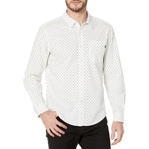 image:imageDockers Mens Regular Fit Long Sleeve Casual Shirt Regular and Big amp TallLucient White