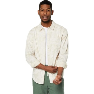 image:imageDockers Mens Regular Fit Long Sleeve Casual Shirt Regular and Big amp TallSahara Khaki Maria Print