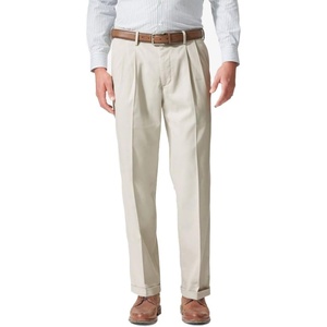 image:imageDockers Mens Relaxed Fit Comfort Khaki Pants  PleatedPorcelain Khaki