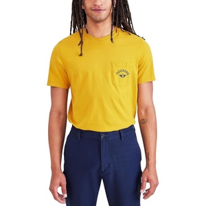 image:imageDockers Mens Slim Fit Short Sleeve Graphic Tee Shirt  Legacy Standard and Big amp TallNugget Gold  Fan Logo