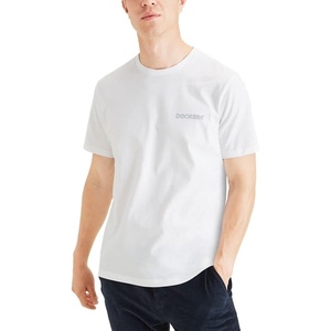 image:imageDockers Mens Slim Fit Short Sleeve Graphic Tee ShirtPaper White