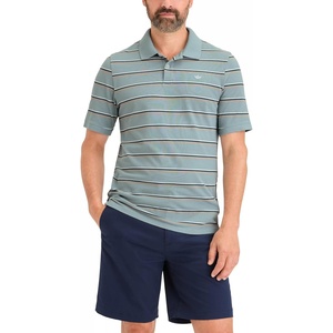 image:imageDockers Mens Slim Fit Short Sleeve PoloBaldwin Tourmaline Stripe