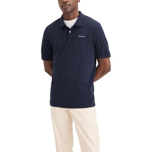 image:imageDockers Mens Slim Fit Short Sleeve PoloDockers Serif Navy Blazer Embroidery