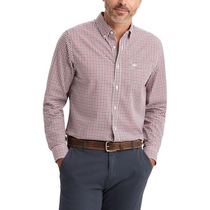 image:imageDockers Mens Supreme Flex Long Sleeve Button Up ShirtRio Red Plaid
