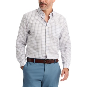 image:imageDockers Mens Supreme Flex Long Sleeve Button Up ShirtThistle Plaid
